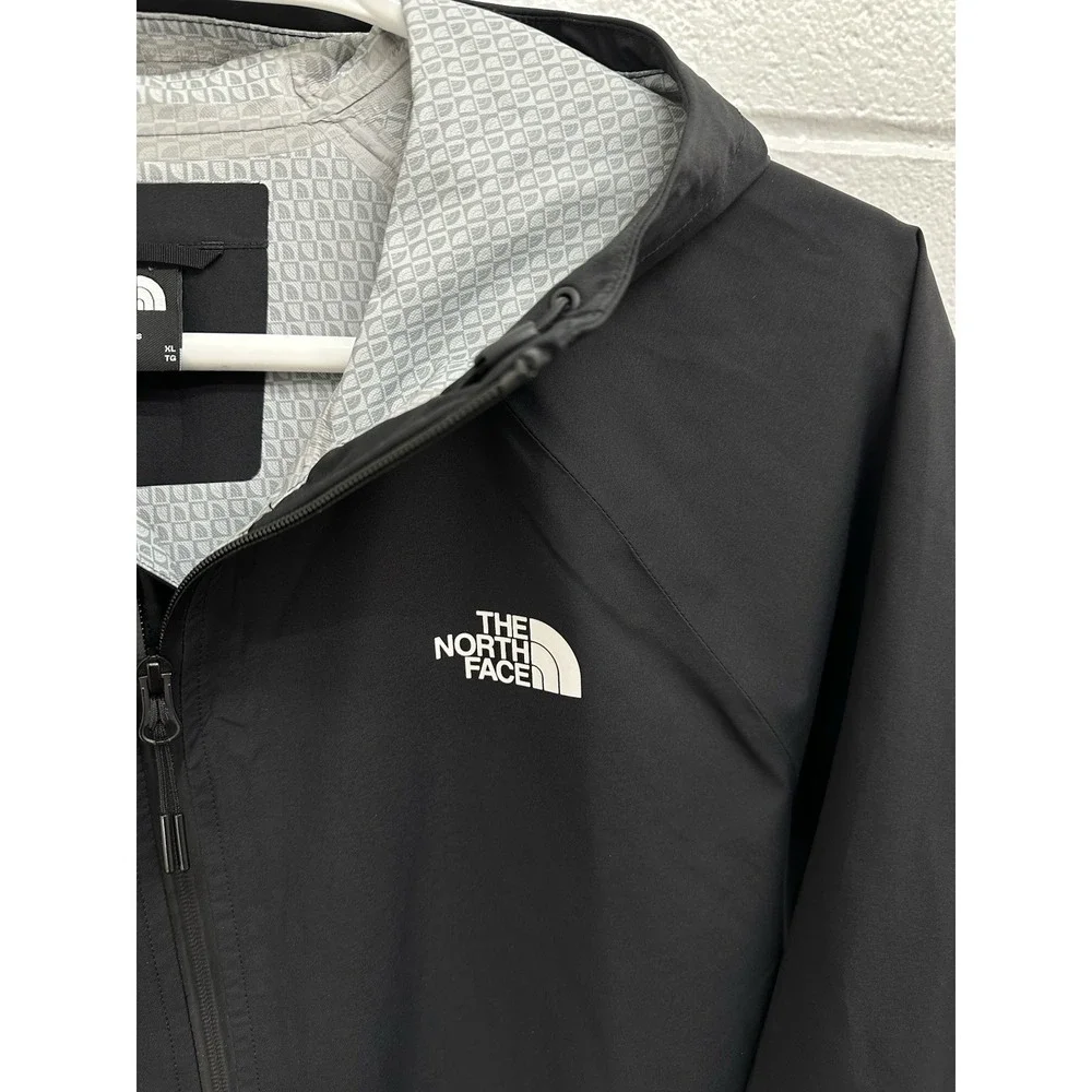 The North Face‎ Venture Dryvent Black Hooded Jacket / Men's XL / LOGO